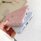 Glossy Marble Phone Case for iPhone 11 Pro Max XR XS MAX Soft Pink White Laser Luxury Cases for iPhone 6 6s 7 8 Plus Shell Cover - Caseverse
