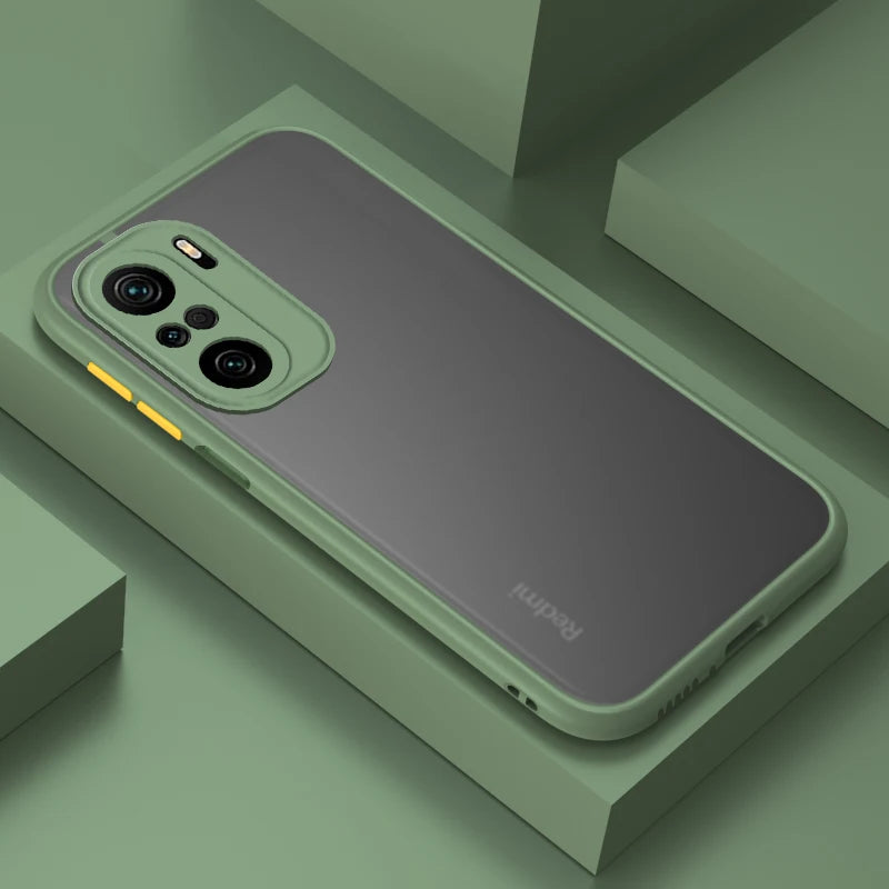 For Xiaomi POCO F3 Case Hard Transparent Matte shockproof Protective Back Cover case for xiaomi Redmi K40 Pro K40Pro phone shell - Caseverse