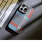 Magnetic Kevlar Carbon Fiber Pattern For iPhone 16Pro 15 Pro Max 14 13 12 Pro Plaid Personalized Phone Case For 12 13 14 Pro Max - Caseverse