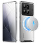 Aluminum Alloy Metal Phone Case For Xiaomi 14pro Xiaomi 13T Pro Aromatherapy Magnetic Magic Shield Anti-fall Protective Case