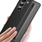 For Galaxy Fold6 S Pen Leather Phone Case Hinge Protection & Built-in Screen Protector Leather Phone Cover for Fold5 Fold4 Black - Caseverse