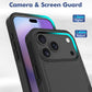 Heavy Duty Armor Shockproof Case For iPhone 17 Pro Max 17Air 16e 16 Plus TPU Frame Hard Plastic Phone Protective Cover Fundas