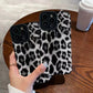 Black and white leopard print graphic phone case for iPhone 15 14 13 12 11 x XR Xs SE2 SE 8 7 plus pro Max mini Silic