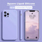 Luxury Liquid Silicone Shockproof Case for iPhone 14 15 Plus X XS XR Max Mini Back Soft Cover - Caseverse