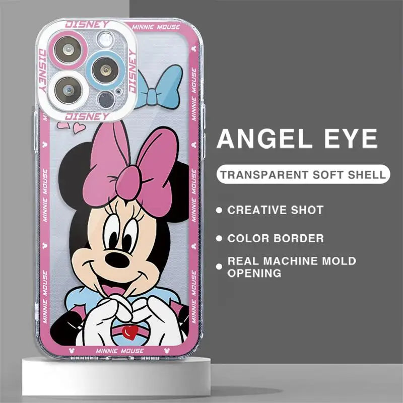 Disney Mickey Minnie Mouse- Phone Case for Motolora Moto Edge 40 5G G32 G72 G73 G71 G52 G22 Soft Cover - Caseverse