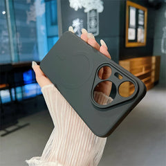 Silicone Magnetic Phone Case for Huawei Pura 70 Pro Plus Ultra Magsafe Wireless Charging Anti Drop Protective Cover Bumper