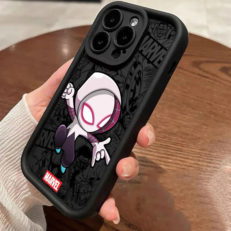 Marvel Cartoon Venom Deadpool Groot Phone Case for iPhone 16 Cases iPhone 15 14 13 12 Mini 11 Pro Max 16 Plus X 15Pro Back Cover - Caseverse