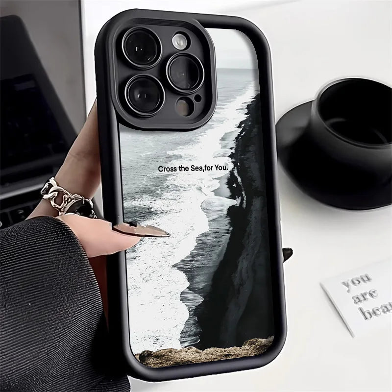 Soft Candy Liquid Silicone Phone Case For iPhone 14 15 16 Shockproof Cover - Caseverse