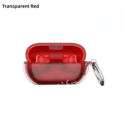 2024 New For Beats solo Buds Earbuds case Soft Transparent Protect Case With keyring Scratch resistant Case for Beats solo Buds