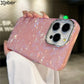 Luxury Bling Glitter Dream Shell Marble Pattern Phone Case For iPhone 16 15 11 12 13 14 Pro Max XR XS X 7 8 Plus Hard PC Cover - Caseverse