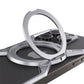 Metal Aluminium Alloy Magnetic Frameless Phone Case For iPhone 14 13 15 Pro Max 360° Stand Rimless Bumper Shockproof Metal Cover