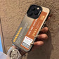 Case For Honor X6B X9B X8B X7B X7A X8A X9A X50I Label Letters Luxury Silver IMD Phone Case HonorX7B 4G X9A 5G Back Cover Fundas - Caseverse