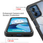 Moto G24 Shockproof Clear Case Built in Screen Protector Full Body Rugged Defender Cover for Motorola G04/G04S Case - Caseverse