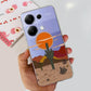 For Xiaomi Poco M6 Pro 2024 Case New Fashion Marble Cartoon Cover Soft Clear Silicone Funda For Xiaomi Poco M6 Pro 4G Phone Case
