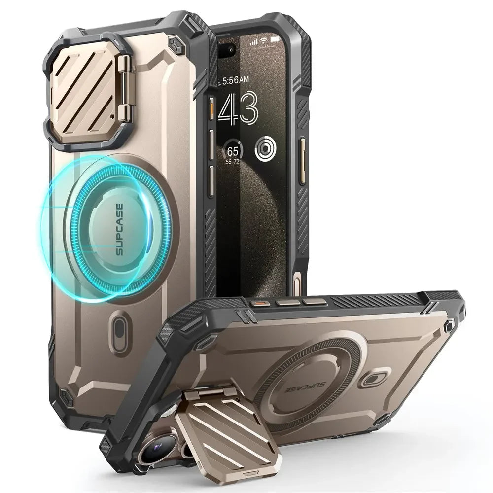 SUPCASE For iPhone 16 Pro Case 6.3" 2024 UB Mag XT Heavy Duty Rugged Strong Magnetic Phone Case with Camera Cover - Caseverse