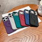 Magnetic metal bracket phone case suitable for iPhone 16 15 14 13 Pro Max lens large window protective cover