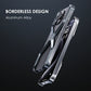 Metal Rimless Phone Case For iPhone 13 14 15 Pro Max Aluminum Removable Heat Dissipation Armor Phone Cover For IPHON 15 Promax