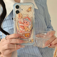 Magnetic Phone Case For iPhone 16 Pro 15 14 13 Pro Max Cover with Magsafe Holder Cute Candle Star Shockproof Silicone Cases 15