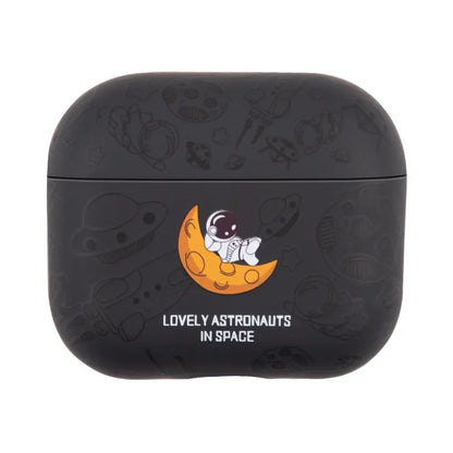 Astronaut Space Moon Earphone Soft Case for Apple Airpods 3 2 1 Pro 2 4 2024 Headphone Cover for Air Pods Pro2 3rd Gen Custodia