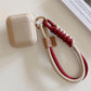 Simple Soft Silicone with Smile Hand Strap Earphone Case For Apple Airpods 4 1 2 Pro 3 Funda Wireless Bluetooth Protective Cover