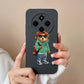 For Redmi 14C Phone Case Cartoon Astronaut Full Coverage Anti Drop Funda For Xiaomi Redmi 14 C Soft Liquid Silicone Bumper Capa