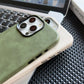 Luxury Business Vintage Leather Magnetic Phone Case for IPhone 16 Plus 15 14 13 12 Pro Max Metal Camera Frame Shockproof Cover