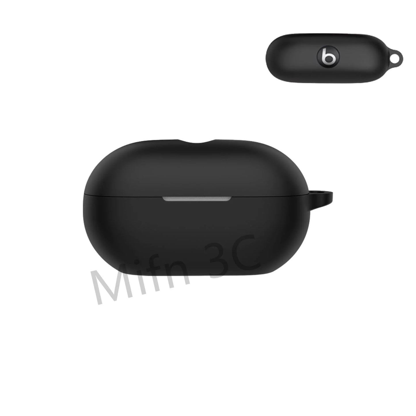 【Logo Visible 】Case for Beats Solo Buds with Keychain Soft Silicone Scratch Resistant Protective Case for Beats Solo Buds 2024