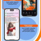 New-tech NFC Function Phone Case For Iphone 15 14 13 Pro Max DIY Cases E-Ink Screen Phone Cover Cartoon Girl Fundas Battery Free - Caseverse