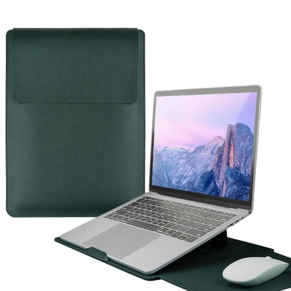 Portable Laptop Sleeve Bags Waterproof Pu Leather Notebook Sleeves Neoprene Soft Sleeve Tablet Cases
