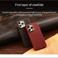 Retro Cowhide Phone Case for iPhone 16 15 13 14 Pro Max 16Pro 14Pro 15Pro Luxury Crazy Horse Genuine PULL-UP Leather Back Cover