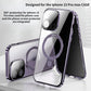 IPhone Anti-Peeping Privacy Screen Metal Bumper Magnetic Case