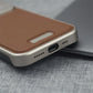 Aluminum Alloy Leather Magnetic Phone Case For iPhone 16 16pro 15 14 Pro Max Wireless Charging Metal Frameless Shockproof Cover
