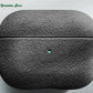 Italian Suede Leather Case For Airpods Pro 2 Luxury Artificial Leather All Inclusive Case For Airpods 4 3 Case Wireless Charge