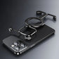 Metal Frame Magsafe Phone Case for iPhone 16 15 14 13 Pro Max Wireless Charging Aluminum Alloy Frameless Holder Shockproof Cover