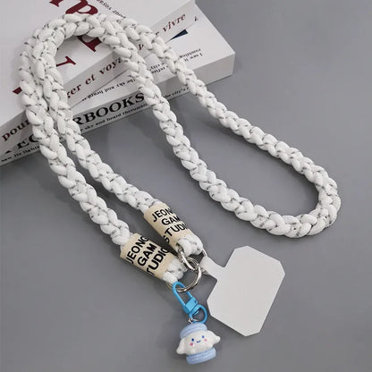 Can Be Carried Outdoor Mountaineering Mobile Phone Lanyard Women's Belts Woven Hanging Ornaments Anti Loss Lanyards Neck Strap