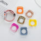 Candy Soft Silicone Case for Apple Watch Cover 46mm 42mm 49 45 41mm Protection For Iwatch Ultra 3 Series 11 10 9 8 7 6 Se Armor