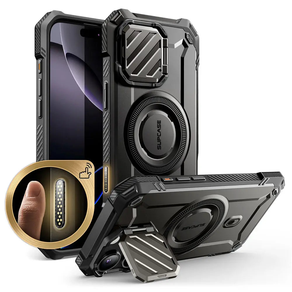 SUPCASE For iPhone 16 Pro Case 6.3" 2024 UB Mag XT Heavy Duty Rugged Strong Magnetic Phone Case with Camera Cover - Caseverse