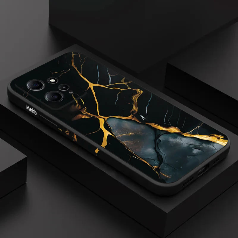 Fashion Colorful Marble Phone Case for Xiaomi Redmi 13C 12C 10C 4G Note 13 12 11 Pro Plus 5G 12S 11S 10S 9S 9 10 Pro Soft Cover - Caseverse