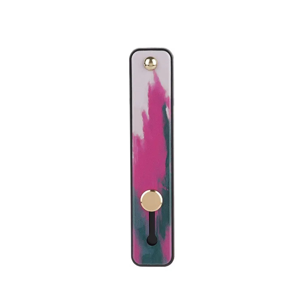 Push Pull Rainbow Phone Grip Silicone Phone Stand Finger Ring Holder Finger Strap Bracket Portable Telescopic Wrist Band - Caseverse
