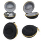 Travel Watch Case,Single Watch Box with Zipper for Storage, Cushioned Round Portable Watch Case for Wristwatches