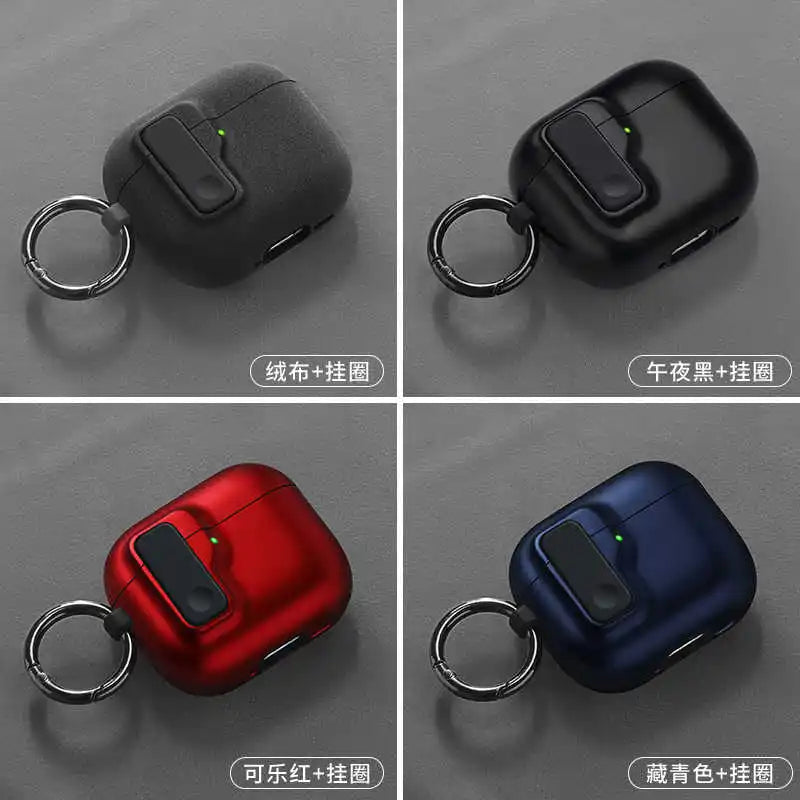 2024 New Hard Protector for AirPods 4 with Magnetic Lid Lock Hybrid Case Luxury Protection Cover for Apple AirPods 4(USB C)