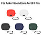 Anti-drop Earbuds Protective Case Washable Dustproof Wireless Earphone Shell Silicone for Anker Soundcore AeroFit Pro