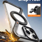 Eary Aluminum Alloy Z-Shape Phone Case for iPhone 16 Pro Max Metal Frameless Magnetic Bumper Minimalist Slim Protective Cover