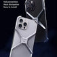Aluminum Alloy X-shaped Metal Frame  Phone Case for IPhone 16 15 Pro Max 14 13 Military Grade Drop Protection Cover - Caseverse
