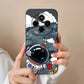 For Redmi 14C Phone Case Cartoon Astronaut Full Coverage Anti Drop Funda For Xiaomi Redmi 14 C Soft Liquid Silicone Bumper Capa