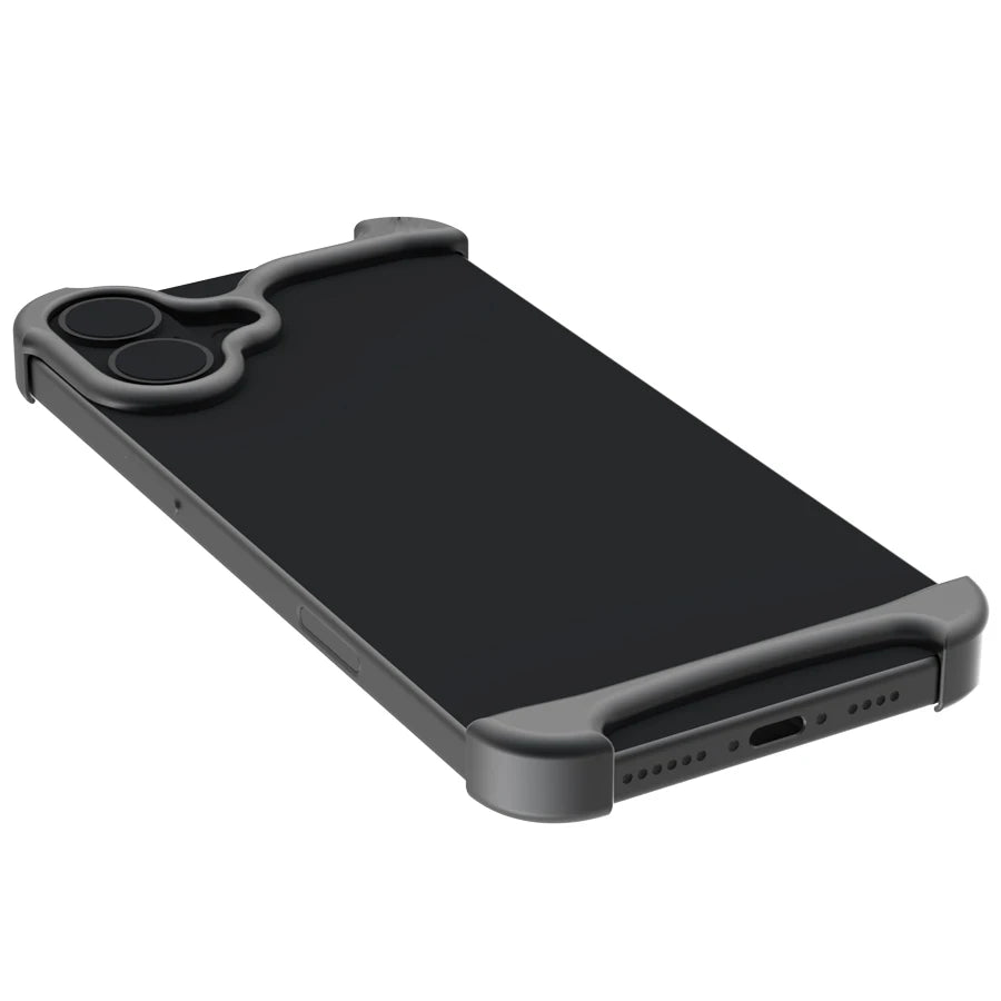 Luxury Aluminum Metal Bumper Arc Phone Case For IPhone13 14 15 16 Pro Max 16Pro Plus Urban Pulse Ultra Lightweight Phone Cover
