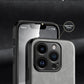 Luxury Leather Case For iPhone 15 14 13 Pro Max Cover With Metal Plate Support Car Hold For iPhone 15 14 13 Pro 11 12 case