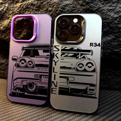 JDM Dream Car Cool Cover Phone Case for iPhone 16 Pro 15 Pro Max 14 13 12 11 XS 14 Pro Max 16 Plus 14Pro 12Pro Soft Shell