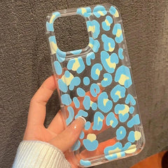 Leopard Design Stylish Pink Pattern Phone Case For iPhone 16 15 14 13 Pro Max 11 12Mini 16E SE 7 8 Plus X XR XS Soft Clear Cover