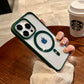 Luxury Magsafe Wireless Charge Phone Case for iPhone 16 15 14 Plus 13 12 11 Pro Max Mini Magnetic Soft Bumper Transparent Cover - Caseverse